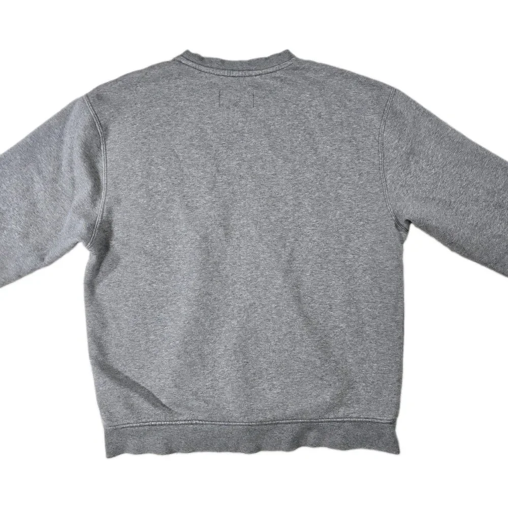 Mens Air Jordan Brooklyn Fleece Crewneck Sweatshirt Gray Medium Jumpman